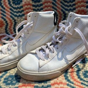 white nike high tops
